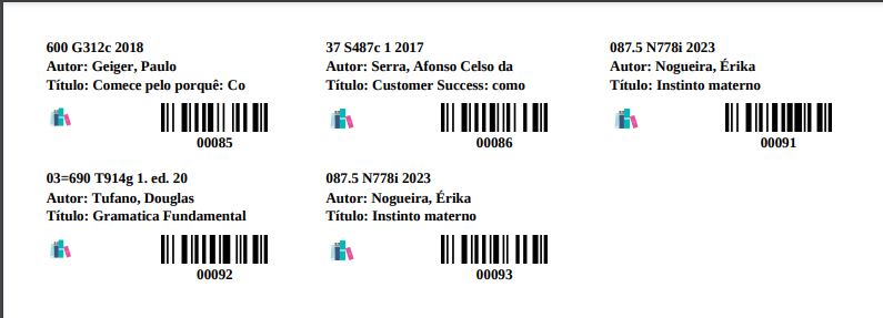 Exemplo Etiquetas PDF